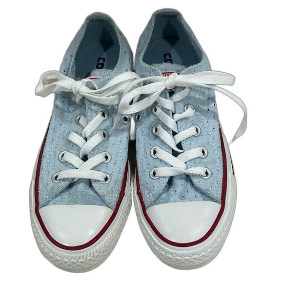 Converse Sneakers Women’s Size 5 Fountain Blue Chuck Taylor All Star Low Top - Picture 1 of 12